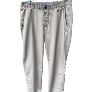 Under Armor Pants Performance Stretch Pants Khaki Tan Size 34